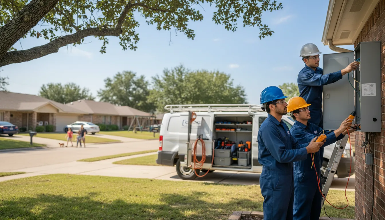 Certified electrician providing emergency electrical services in Lynn, AR